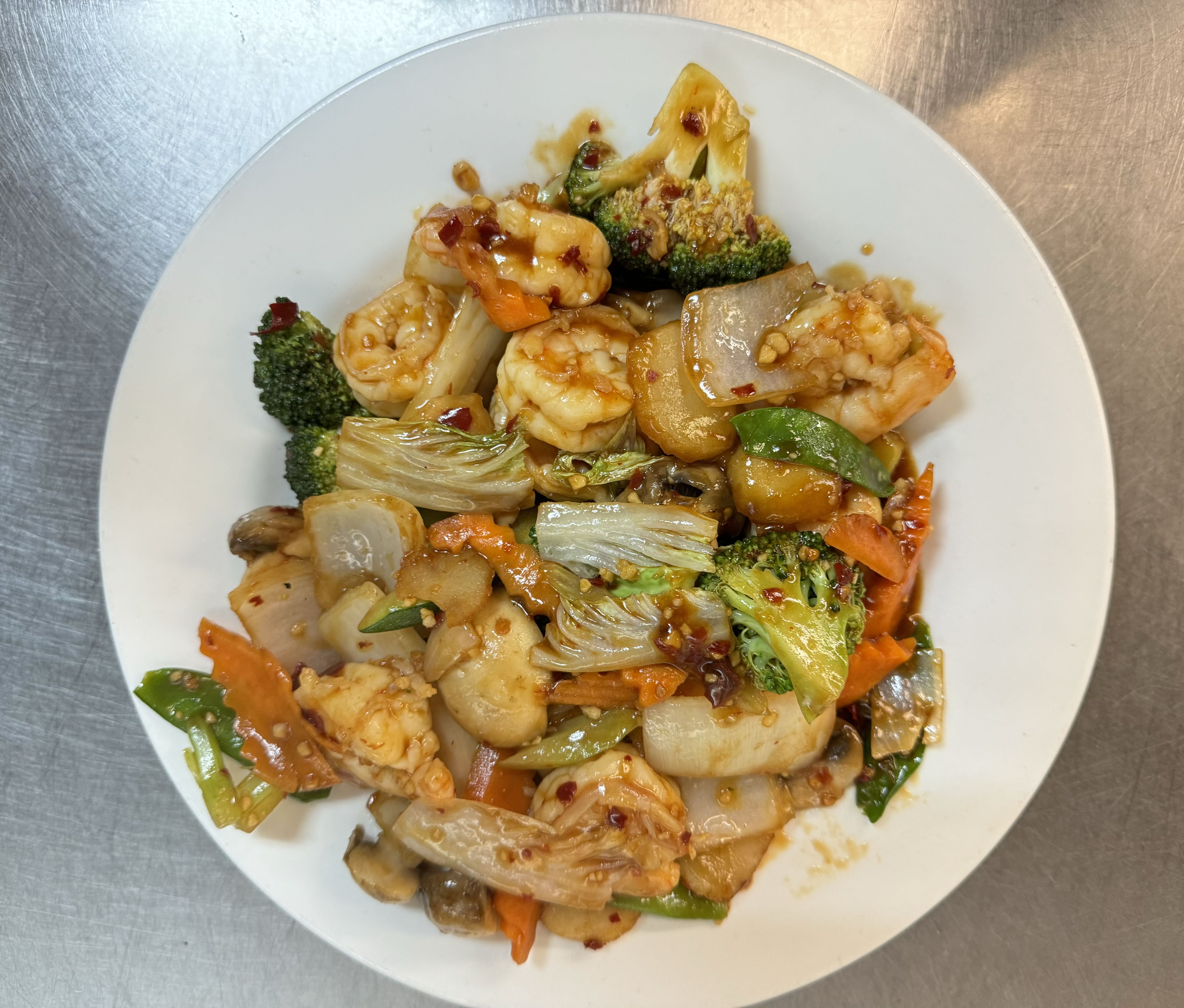 Shrimp with Hot Garlic Sauce