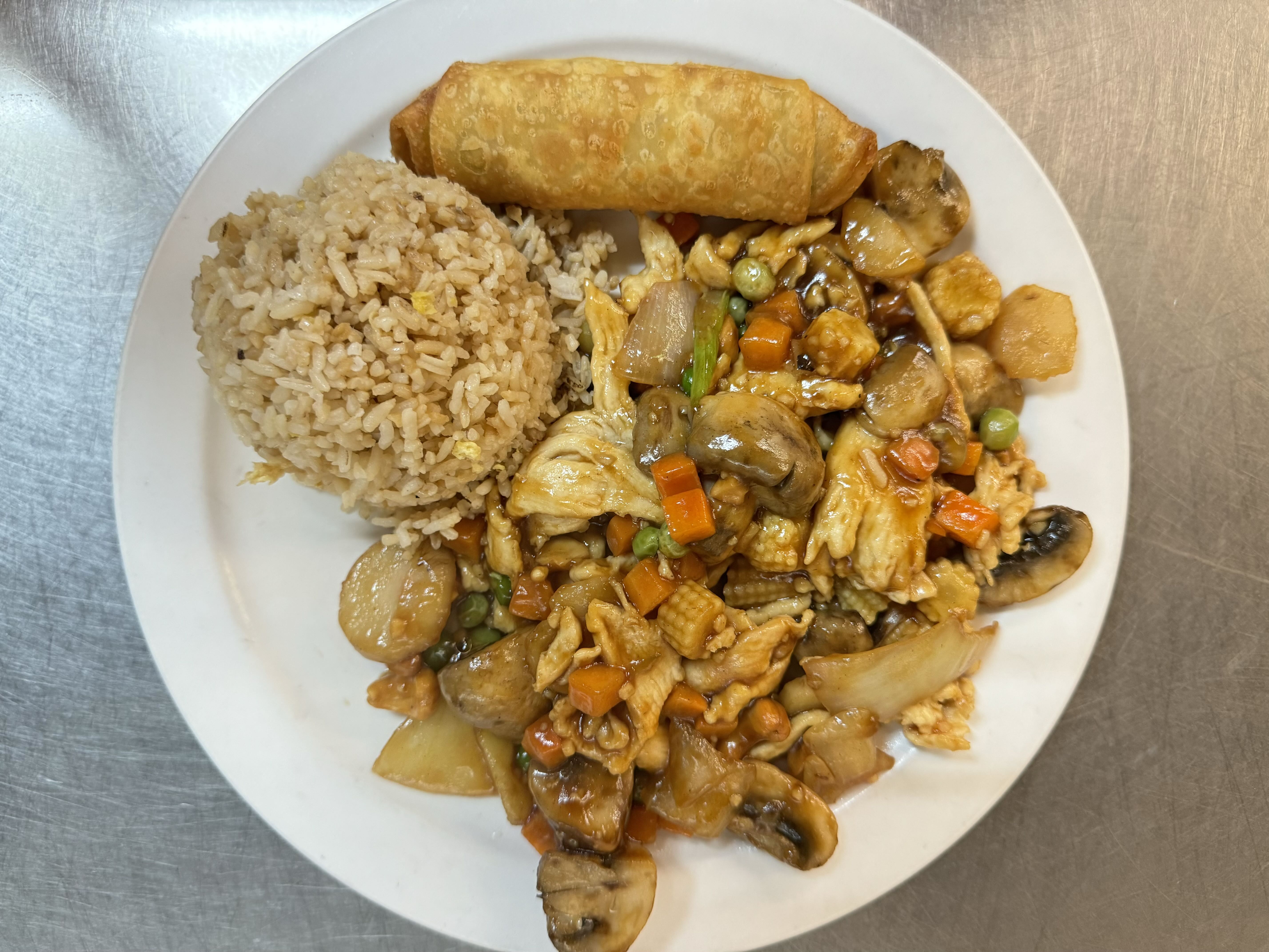 Chicken with Cashew Nuts Dinner Combination