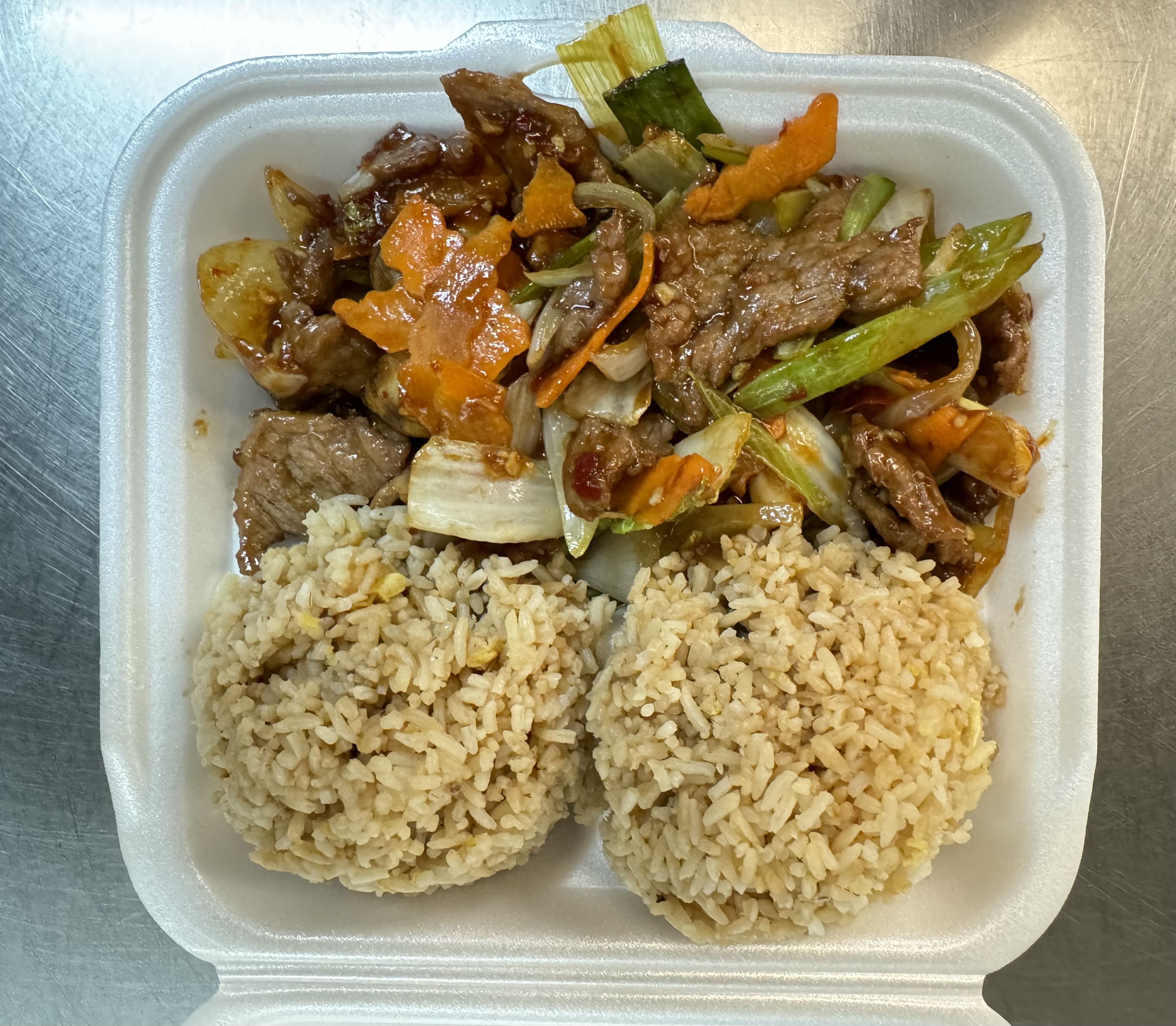 Sha Cha Beef Dinner Combination