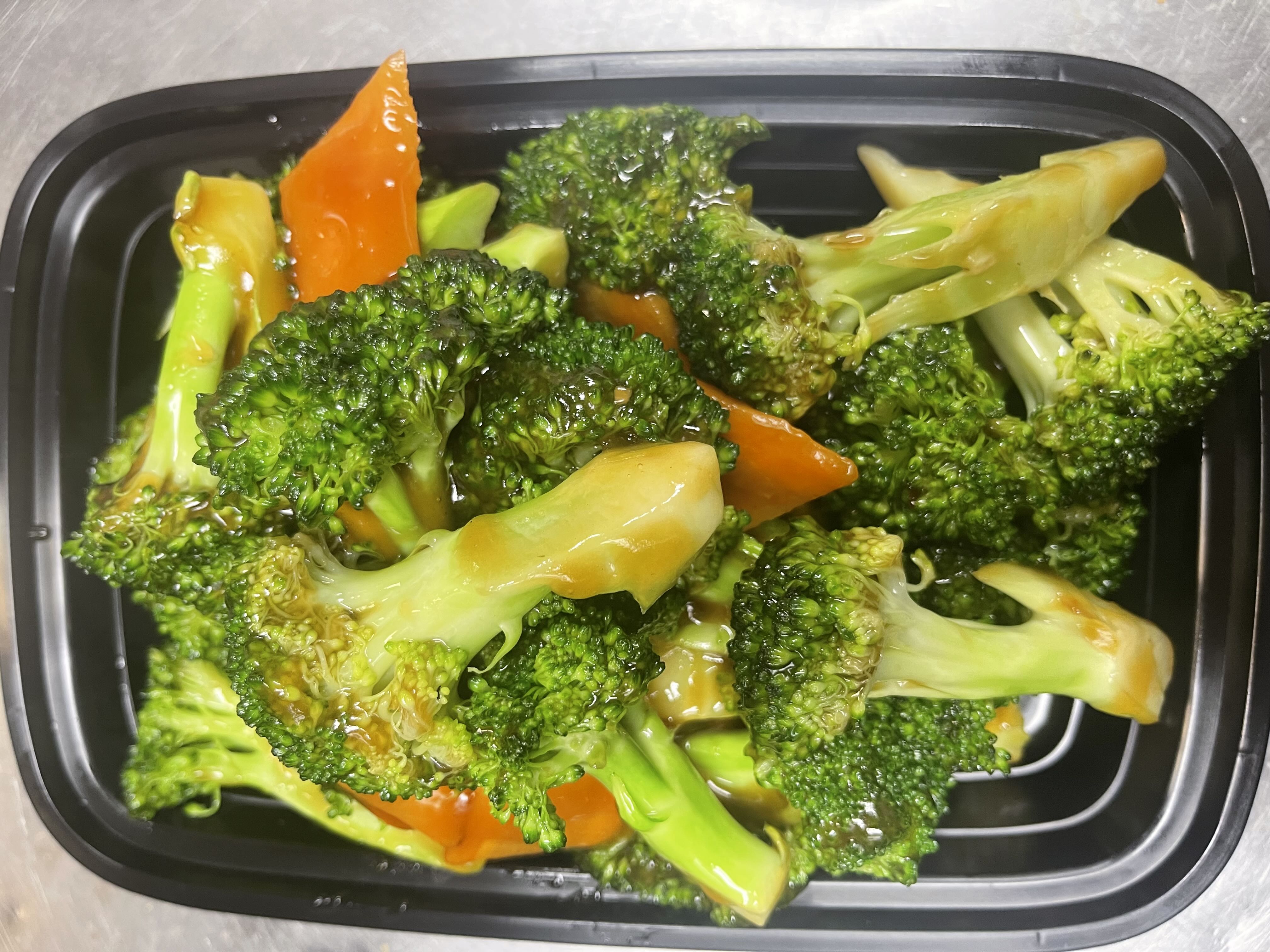 98. Fresh Broccoli with Brown Sauce(Quart)