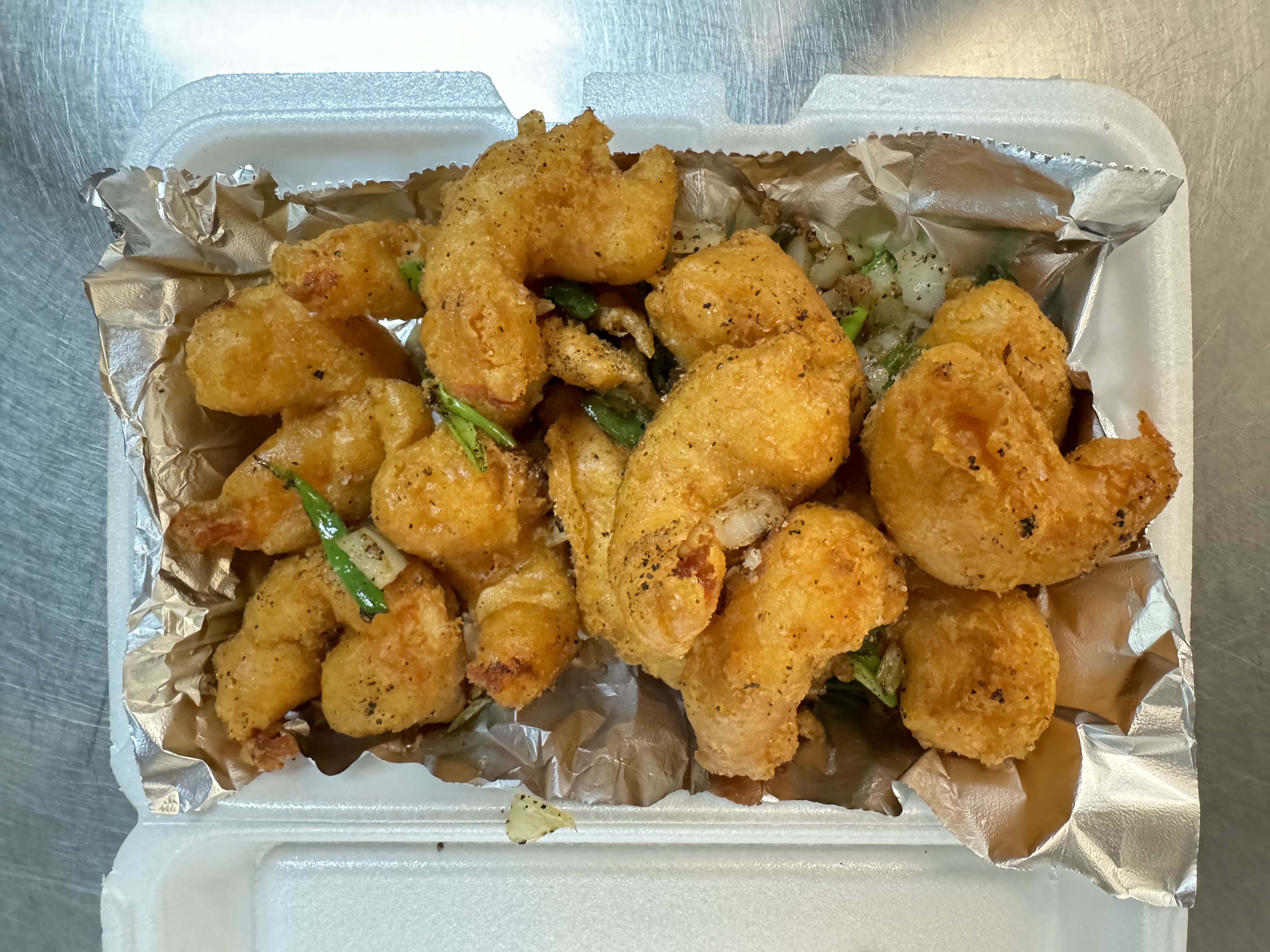Salt and Pepper Fried Shrimp