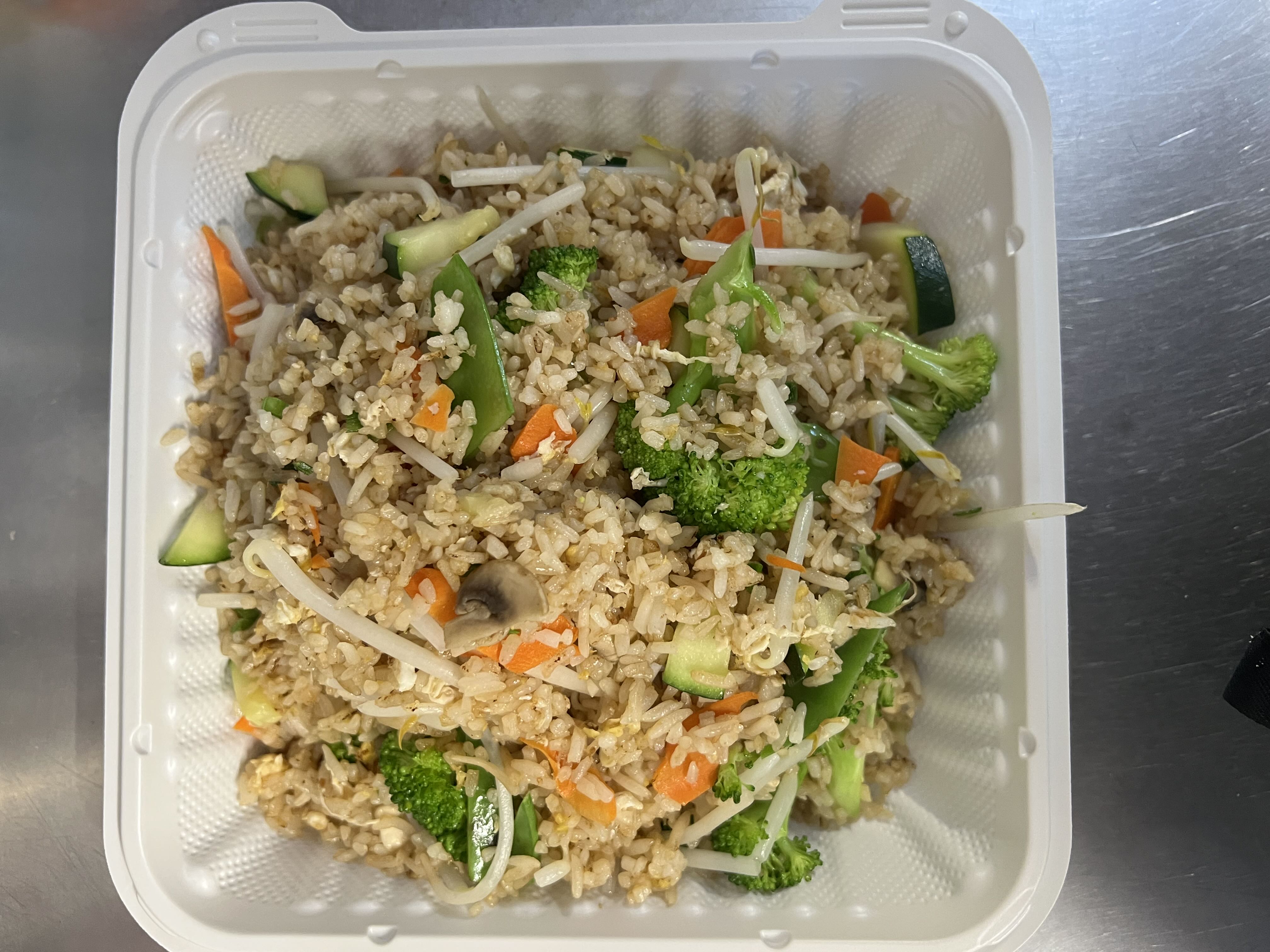 1.Vegetable Fried Rice(no egg option)