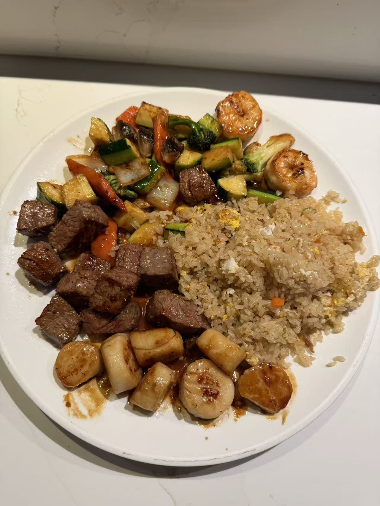 Hibachi New York Steak & Scallop
