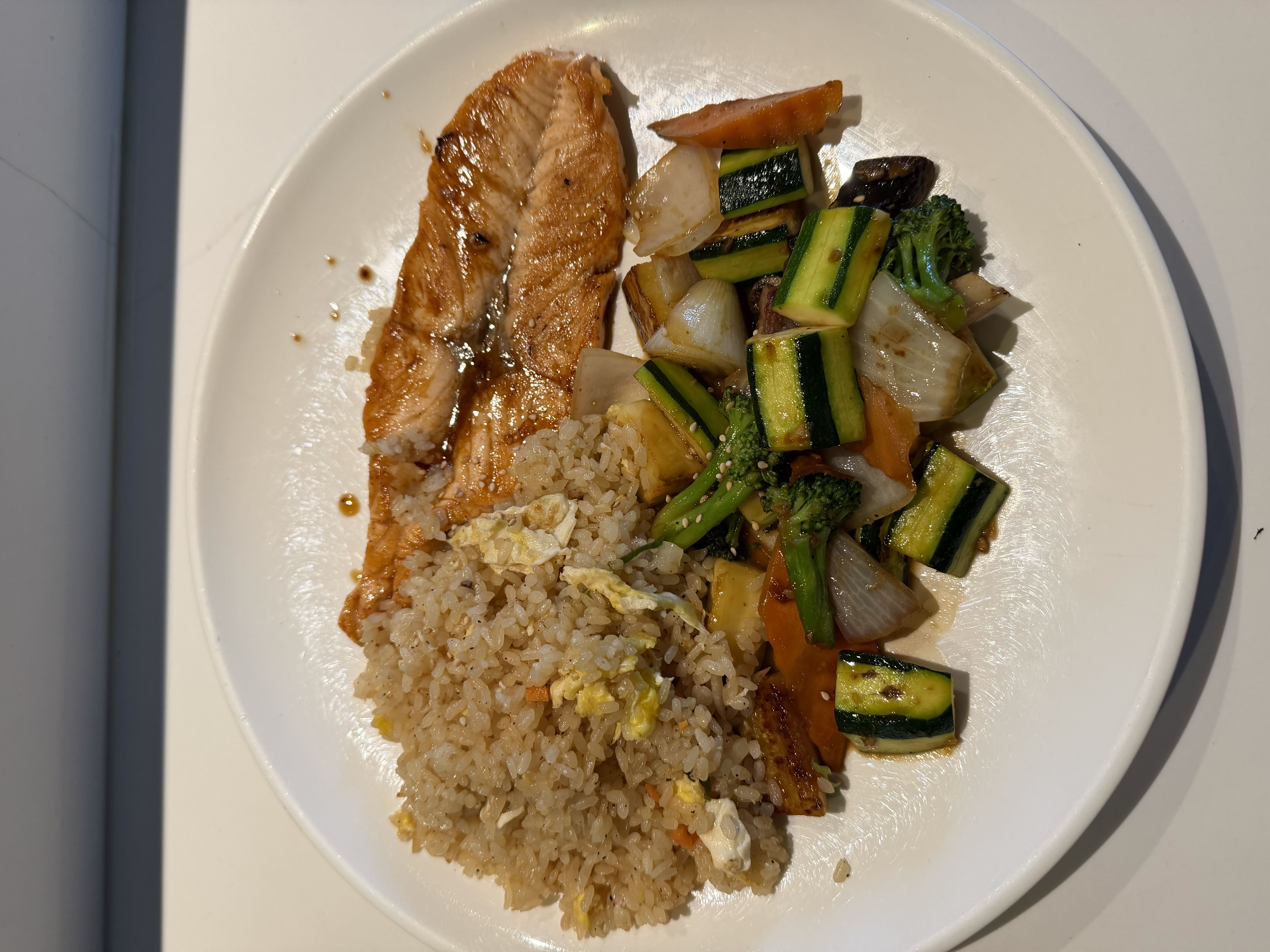 Hibachi Salmon