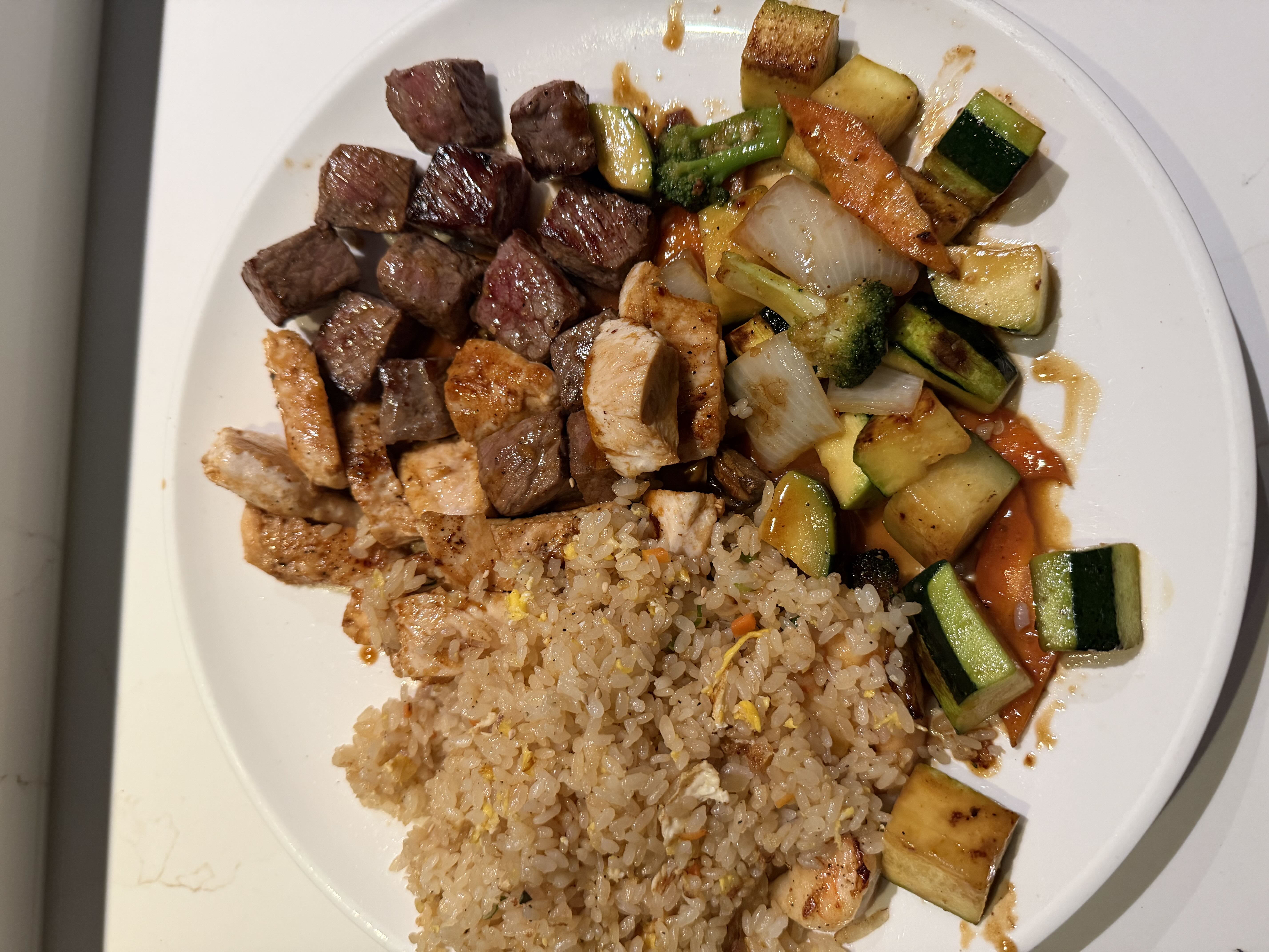 Hibachi Chicken & New York Steak Combo
