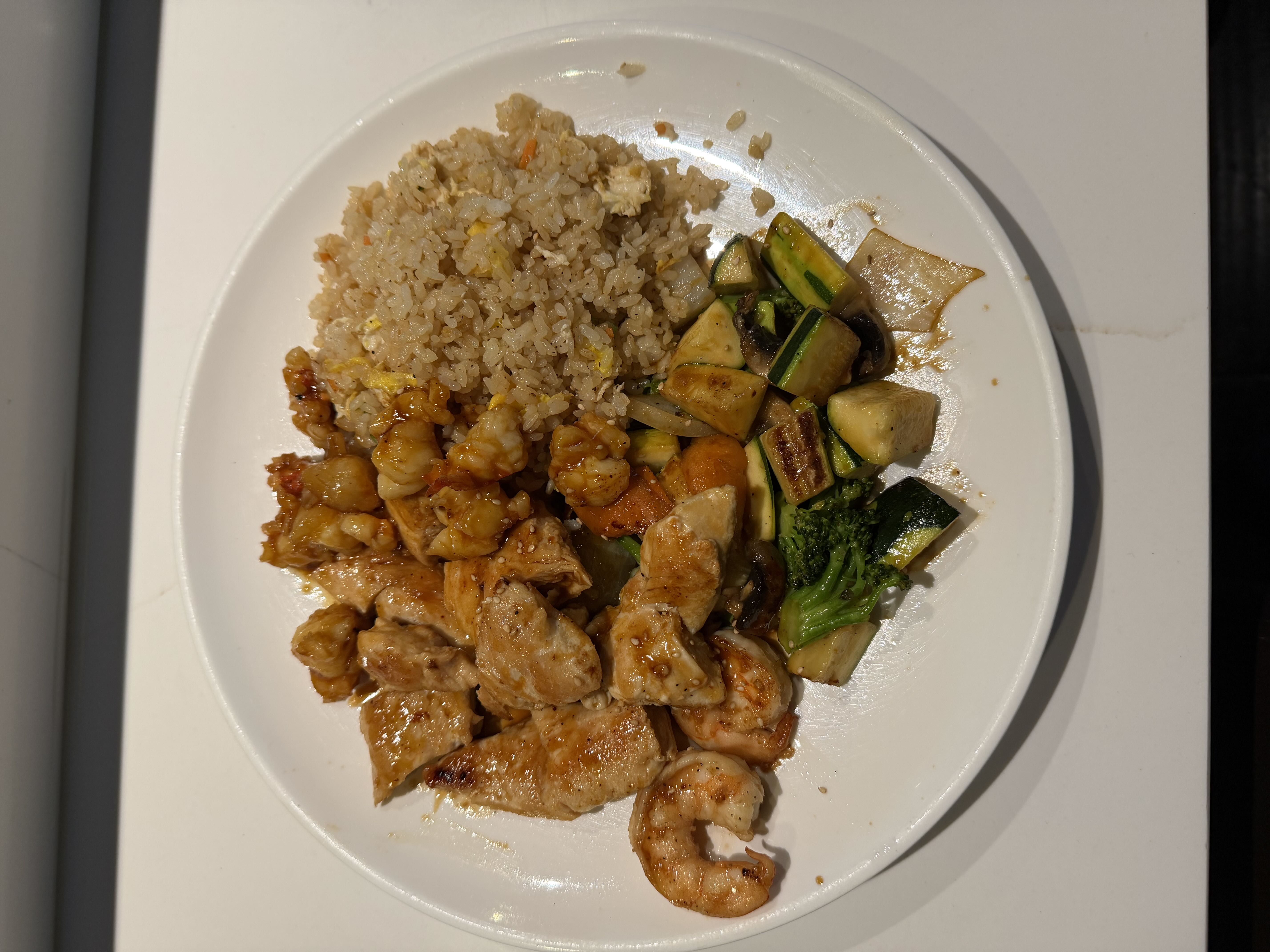 Hibachi Chicken & Lobster