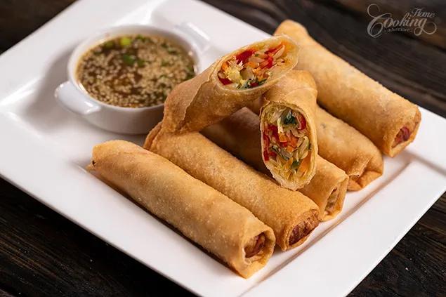 7. Pork Egg Rolls (2)